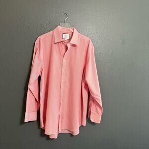 Charles Tyrwhitt Red/White Stripe Shirt Size 18/35